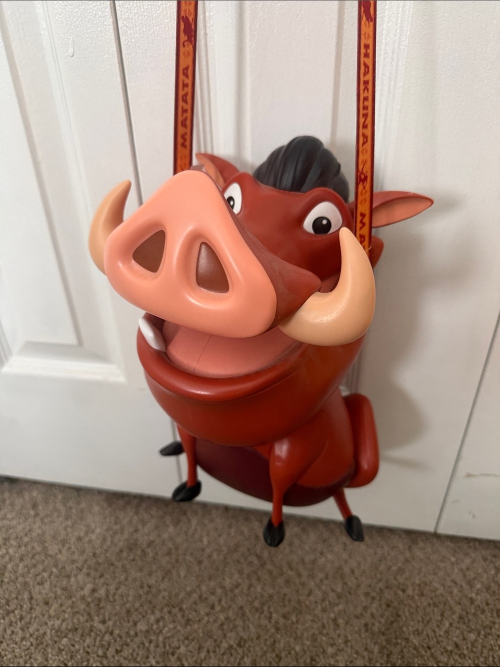 Disney Animal Kingdom 25th Anniversary Pumbaa popcorn bucket